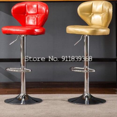 Bar Chair Retro Bar High Chair Lift High Stool Front Desk Desk Chair Modern Simple Bar Chair Back Bar Stool