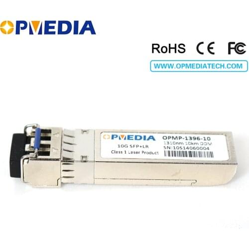 HP Compatible 10GBASE-LR SFP+ transceiver,10G 1310nm 10KM SFP optical module with dual LC connector and DDM