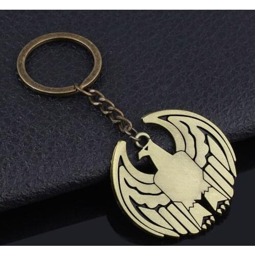 2019 Movie The Boys Keychain The Seven Superhero Homelander Team Symbol Metal Key Chain For Keys Men Car Women Bag Accessories