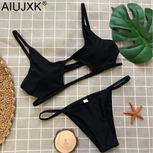 AIUJXK fashion summer beach style lingerie women 2019 new bra set biquini female swimwear 2 piece swimsuit sexy bating suit