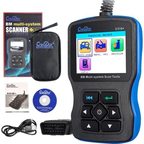 Creator C310+ For BMW Multi System Scan Tool V8.0 Free Update Online Creator C310+ Scanner C310+ Scanner C310+ System Scanner