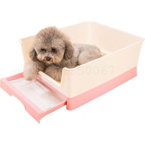 Dog Potty Draw-out Type Fence Teddy Automatic Toilet Closestool Small Dogs Leung Puppy Douwei Pet Products