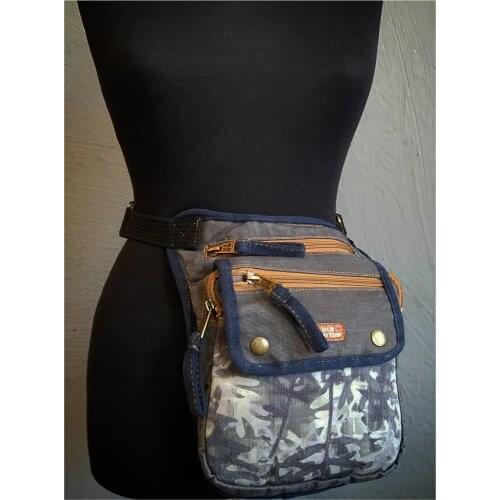 Old Cotton Cargo Bags And Suitcases