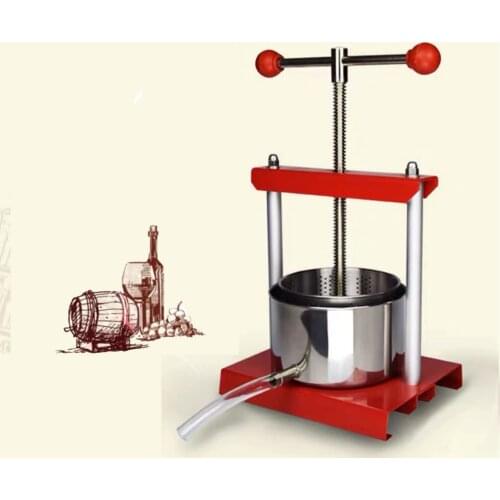 Manual juice pressing machine Home stainless steel juicer self-brewing grape wine pressing Manor Fruit ferment presser