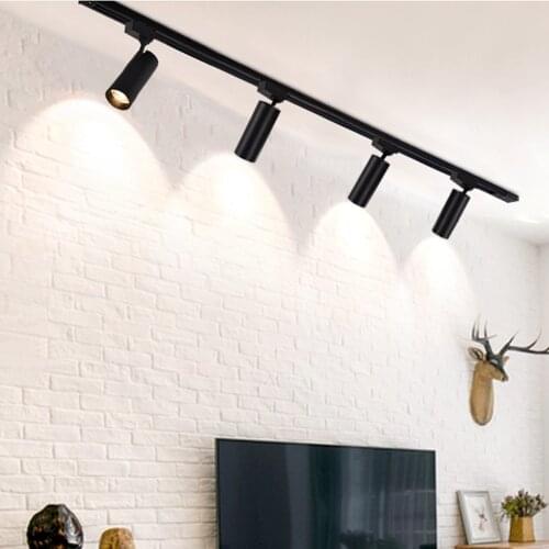 Sanmusion led track light aesthetic room decor gu10 led bulb indoor kitchen living room bedroom ceiling daily lighting lamp