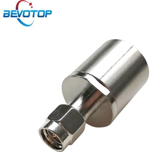 2W SMA Male Plug RF Coaxial Termination Dummy Load 6GHz 50ohm Nickel Plated RF Accessories