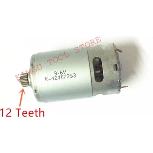 12 Teeth Replacement DC Motor 9.6V For BOSCH Cordless Drill Driver GSR9.6V GSR9.6-2
