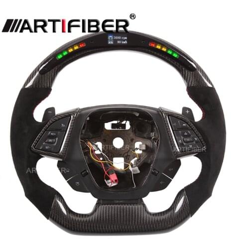 LED Carbon Fiber Steering Wheel for Chevrolet Camaro