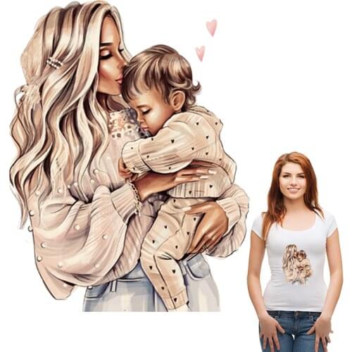 Sleep Baby Iron-On Transfers For Clothing Diy Accessory Fashion Heat Transfer Iron On Stickers Clothes Thermal Patches Clothing