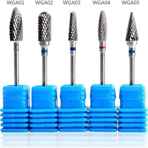 Tungsten steel For Nail Drill Bit Electric Rotary Burr Nail Files Cuticle Clean Nail Art Accessoires Apparatus For Nail Art