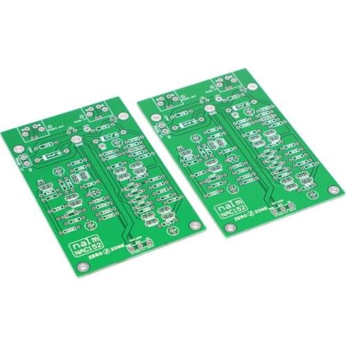 Free shipping ZEROZONE 2 PCS (2 Channel) NAC152 Preamplifier PCB base on NAIM NAC152XS