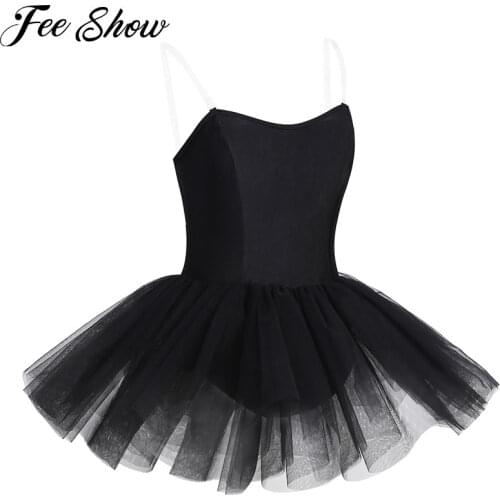 Women Adults Ballet Leotard Costume Dress Built In Shelf Bra Ballerina Tulle Dancewear Gymnastics Leotard Ballet Dance Dress