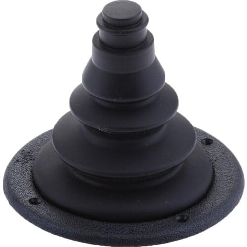 120mm Plastic Marine Rigging Cable Boot – Organize and Protect Wires Or Fuel Lines – Covers Up to 4.72 Inch Hole - Black