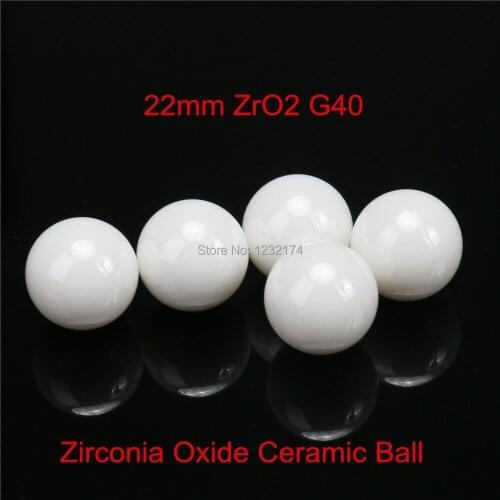 22mm Zirconia Ceramic Ball G40 ZrO2 used for valve ball/bearing/ homogenizer/sprayer/pump 22mm ceramic ball
