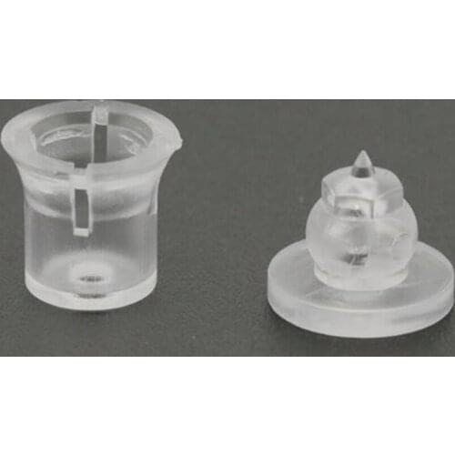 300pcs Acrylic invisible advertising nails transparent screws brackets hidden wall nails standoff pins