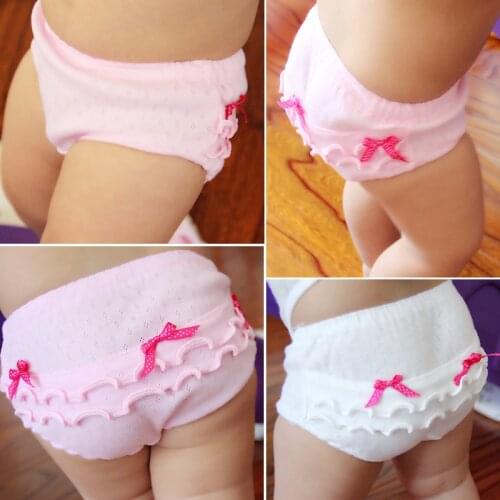4pieces/lot cotton Children girls Panties Baby Underwear 2017 New Style underpanties kids briefs 1-3Years