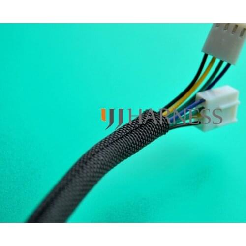 8mm 10ft Self-Wrapping Split Braided Sleeve for Wire Cord Hider Cover Organizer