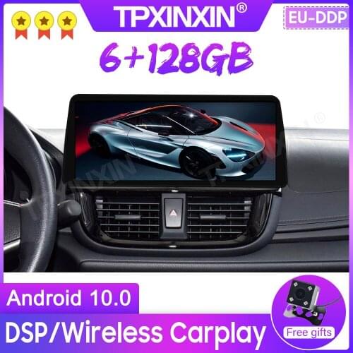 12.3" Android 10 For Toyota Vios Yaris L 2016-2019 Car Multimedia Player 6+128G Radio GPS Navigation Stereo CarPlay WiFi 4G LTE