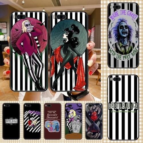 Beetlejuice Handbook Phone case For Xiaomi Mi Max Note 3 A2 A3 8 9 9T 10 Lite Pro Ultra black pretty cell cover 3D prime tpu