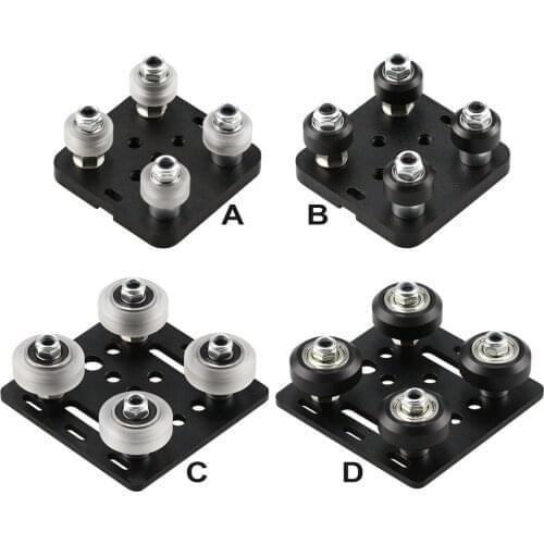 3D Printer part Openbuilds special slide plate for 2020 aluminum profiles V-slot mini five roulette Openbuilds V Gantry Plat