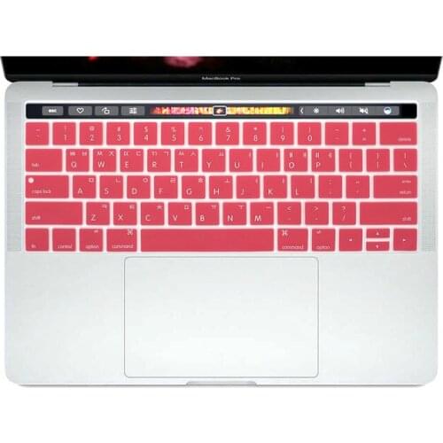 US Version Korean Silicone Keyboard Cover Skin For Apple New Macbook Pro 13 15 A1706 A1707 A1989 A1990 A2159 With Touch Bar