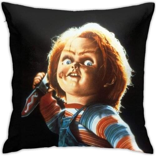 ZHUHOO Chucky Bedroom Couch Sofa Square Pillow Case Home Decorative Throw Pillow Covers 18x18 Inch