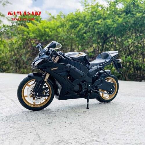 Maisto 1:12 Kawasaki ZX-10R simulation alloy motocross authorized motorcycle toy car Collecting gifts Die casting model