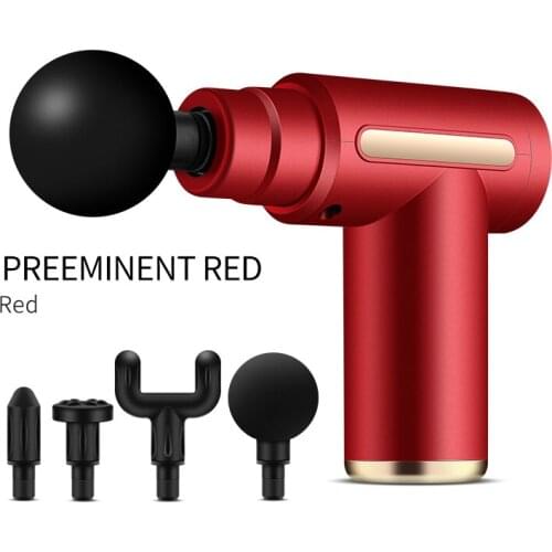 Fascia GunMassage Gun Massager Vibrator Back Electric Muscle Face And Neck Head Slimming Fitness Exercise Masajeador Portable