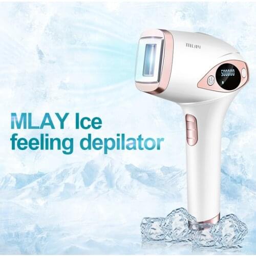 Mlay t4 ice cool professional permanent IPL epilator laser hair removal electric women painless threading hair remover machine