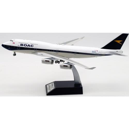 1:200 Scale BOAC Airline airplane 747 B747-400 G-BYGC model with base landing gear alloy aircraft plane toy