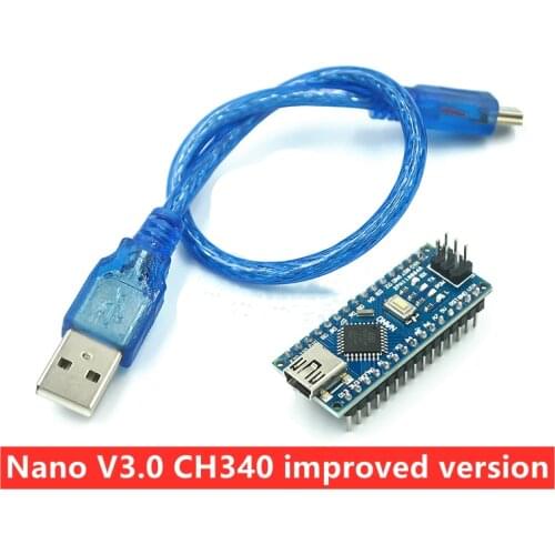 Nano V3.0 CH340 improved version Atmega328P USB to TTL with data cable