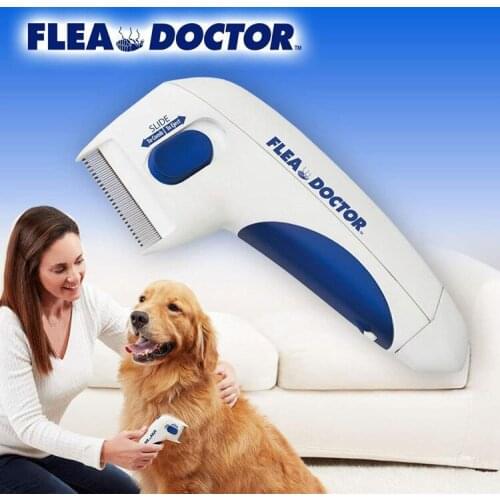 New electric delphax remover flea cleaning brush comb delphax remover for pet dog