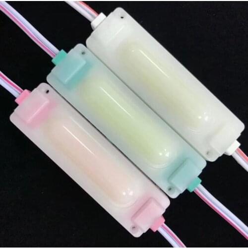 Newest 2W 200lm DC12V COB injection LED Light Module with lens IP65 Waterproof Module LED Light Led Sign Backlights For Channel