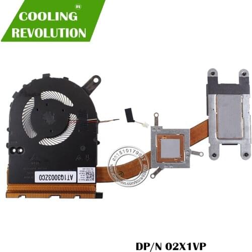 New original CPU COOLING Heatsink Fan for Dell inspiron II 14-7000 7460 7472 radiator 02X1VP 2X1VP AT1Q3003ZC0