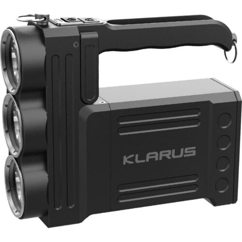 New KLARUS RS80GT LED Flashlight CREE XHP70.2 Flashlight 100000 Lumen LED Rechargeable Torch for Camping ,Exploratory Cave