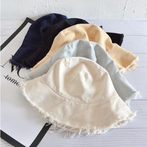 Unisex Foldable Burrs Bucket Hat Women Outdoor Sunscreen Cotton Fishing Hunting Hip Hop Cap Men Basin Sun Prevent Harajuku Hats