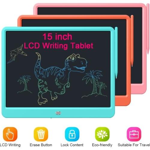 15 inch LCD Writing Tablet Kids Drawing Board Electronic Digital Graphics Tablet for Drawing Pads Handwriting Pad Child Gift