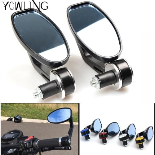NEW Universal Motorcycle Moto Scooter Racer Rearview Side View Handle bar end Mirror FOR YAMAHA YZF1000 YZF600 FZ1 FZ6 FZ400 FZ8