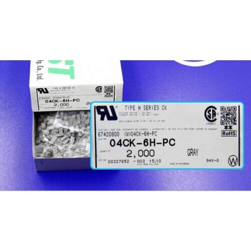 04CK-6H-PC JST Connectors terminals housings 100% new and original parts