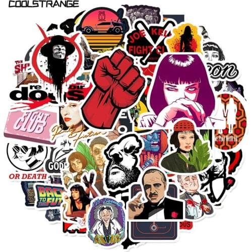 10/30/50Pcs Classic Movie Pulp Fiction Vendetta Stickers For Motorcycle Laptop Skateboard Mobile Manual Album Helmet