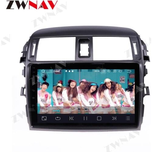 2DIN Android 10 Head Unit Car Radio Multimedia Video Player Navigation GPS For Toyota Corolla 10 E140 E150 2006-2013 DVD Player