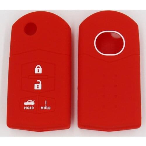 3PC Silicone Rubber Car Remote Key Case Cover FOR Mazda CX-5 /CX5 Atenza Holder Case Smart Key