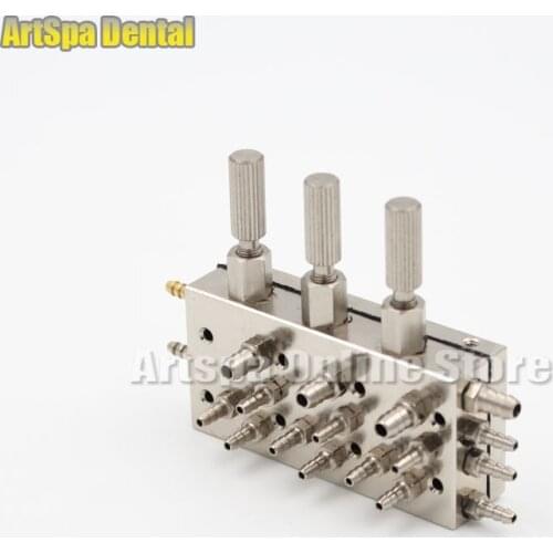 3 In 1 Dental Valve Control Dental Chair Dental Unit Air / Water Diaphragm Membrane Valve