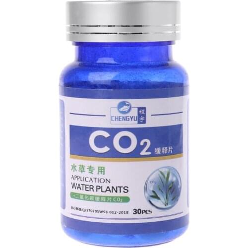 30 Pcs CO2 Tablet Carbon Dioxide Diffuser For Water Plant Grass Fish Tank Aquarium
