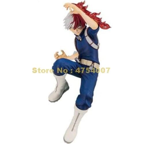 Anime boku no my hero academia vol.3 todoroki shoto 3th fighting version pvc action figure collectible model 15cm Toy