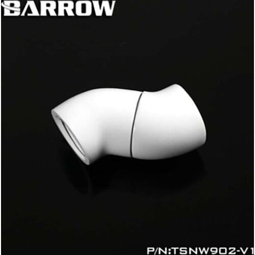 Barrow TSNW902-V1 Rotary Fittings,90 degree Serpentine Double Inner Tooth Rotary Connector,water cooler heatsink gadget