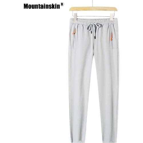 Mountainskin Quick Dry Hiking Elastic Camping Ice Silk Fishing Breathable Outdoor Climbing Men Women Comfortable Trousers VA906