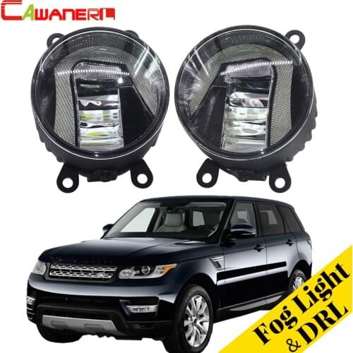 Cawanerl For Land Rover Range Rover Sport LS Closed Off-Road Vehicle 2006-2013 Car LED Fog Light DRL Daytime Running Lamp 1 Pair