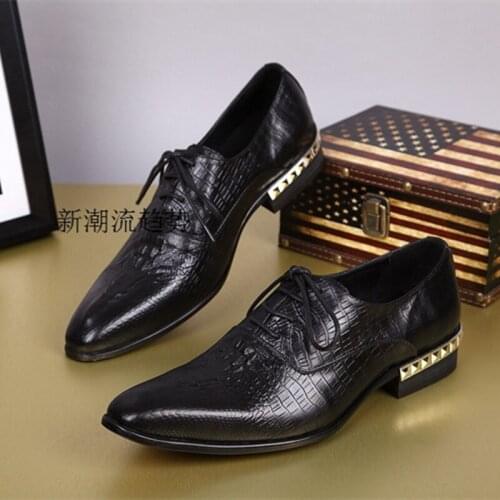 Choudory 2017 Office Men Dress Shoes Italian Wedding Man Casual Shoes Oxfords Suit Shoes Man Flats Leather Shoes Zapatos Hombre