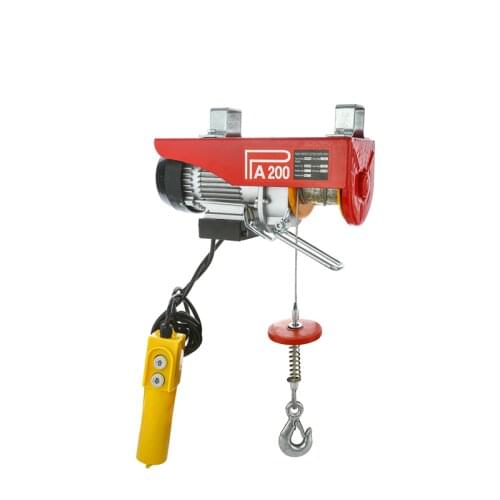 100/200kg Electric Hoist Lifting Cable PA200Hoist Lifting Wire Hanging Crane Electric Workshop Power Gantry Hoist Winch Lifting